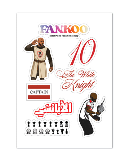 The White Knight Stickers